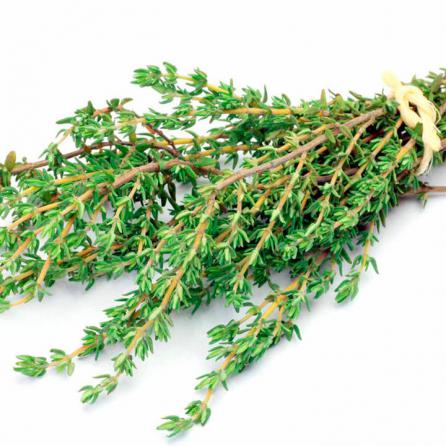 What herb goes well with thyme?